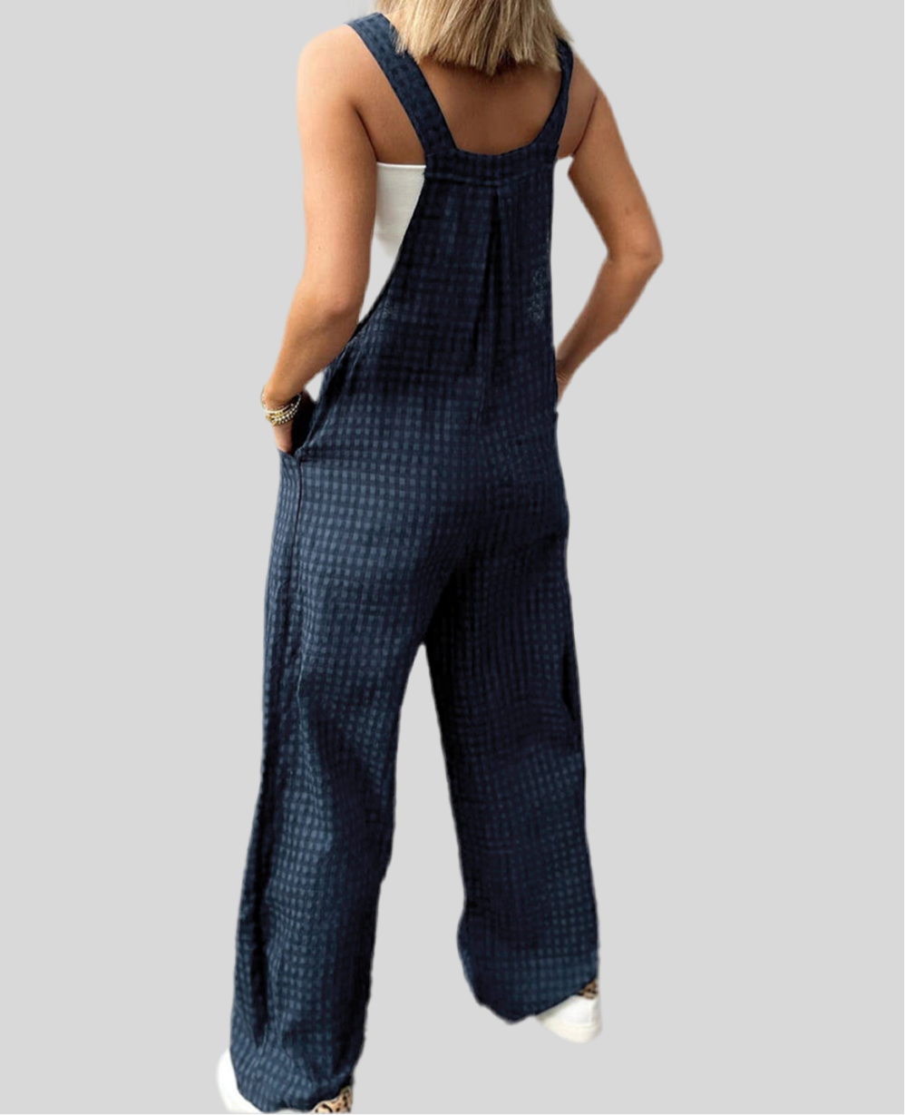 Sailor blue overalls