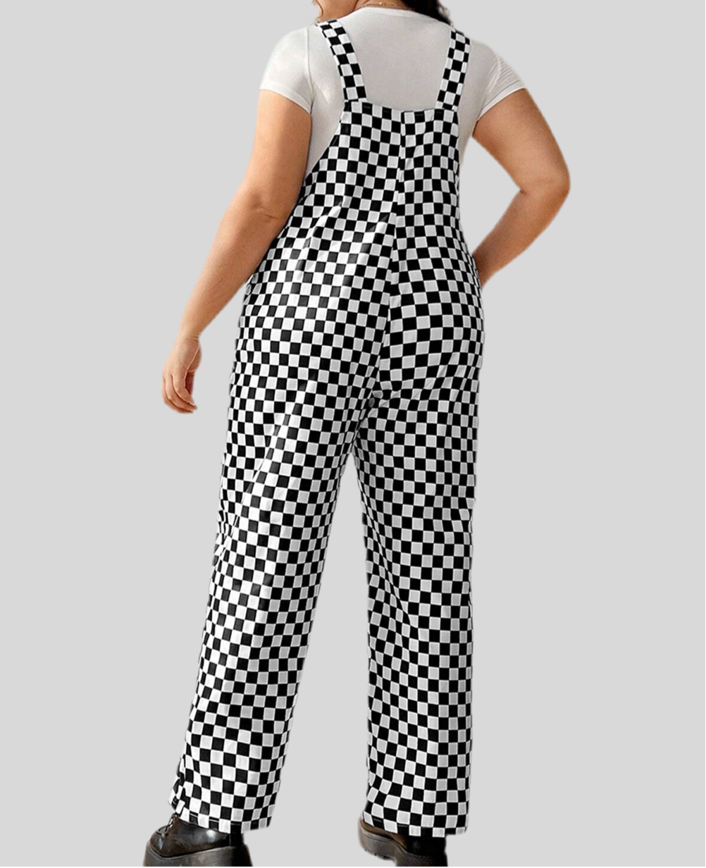 Checkerboard  Overalls