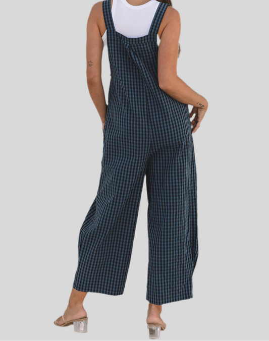 Sailor blue overalls