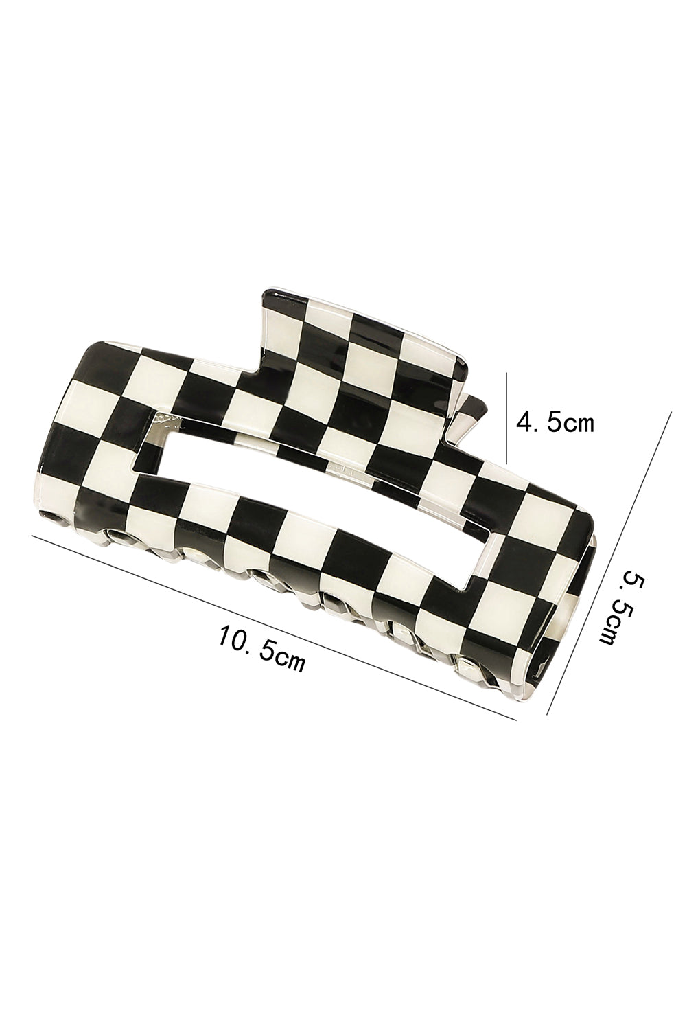 Checkerboard Hair Clip