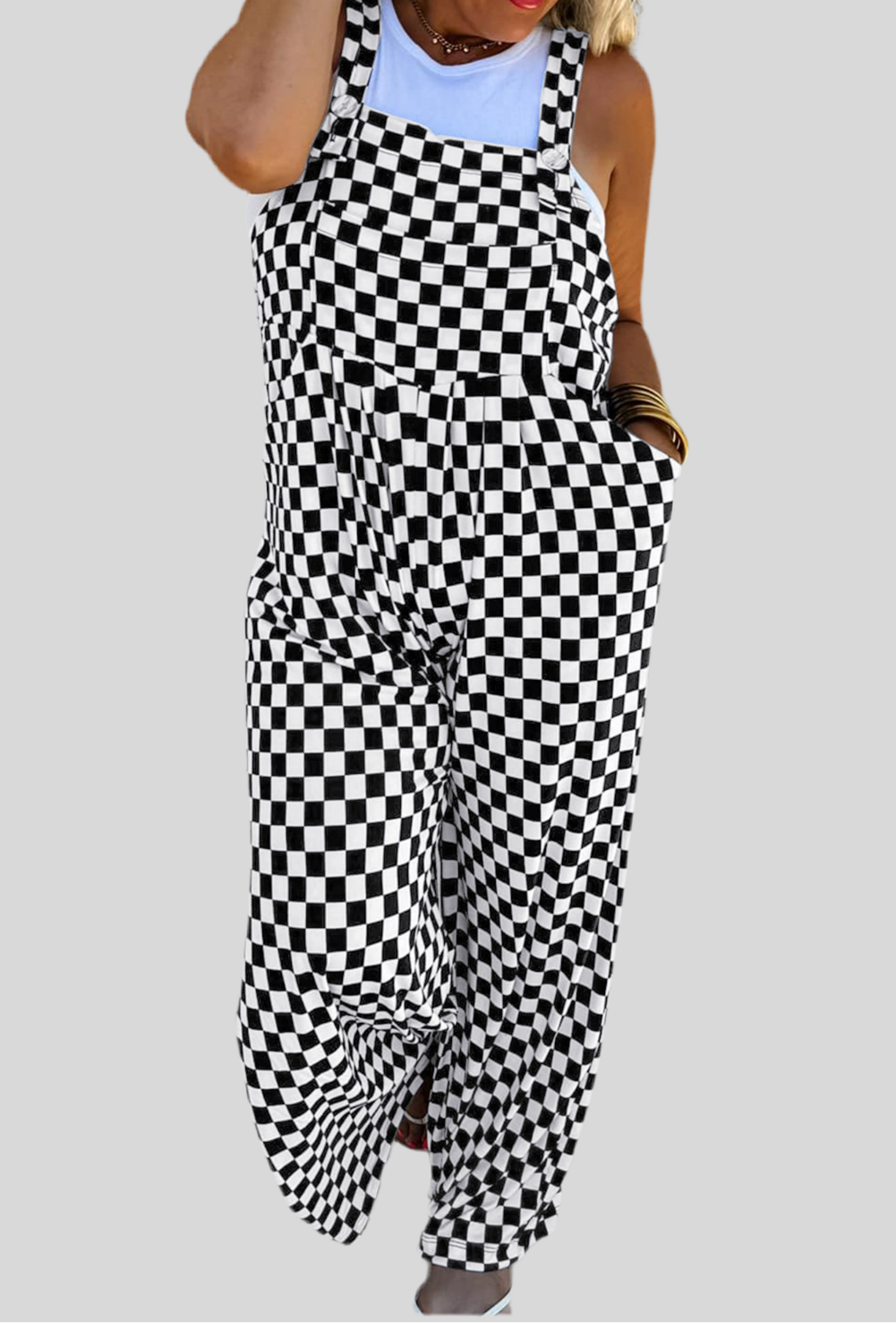 Checkerboard  Overalls